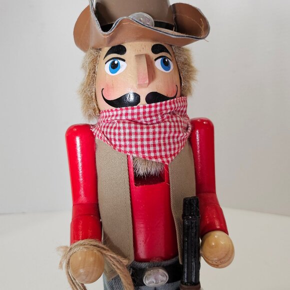 Clever Creations Cowboy 12 Inch Traditional Wooden Nutcracker Christmas Decor - Picture 7 of 9